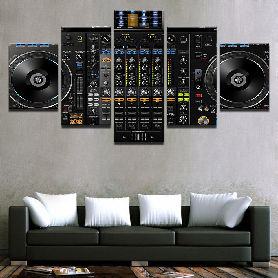 Music DJ Console Wall Art