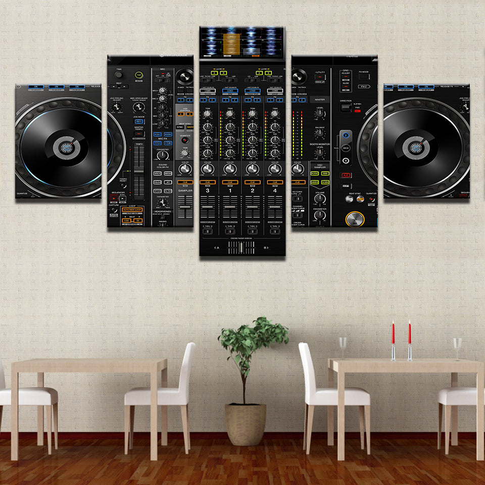 Music DJ Console Wall Art