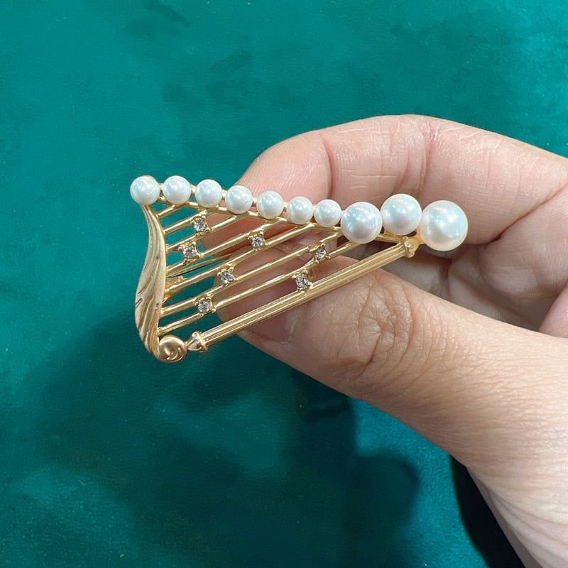 Musical Instrument Brooch