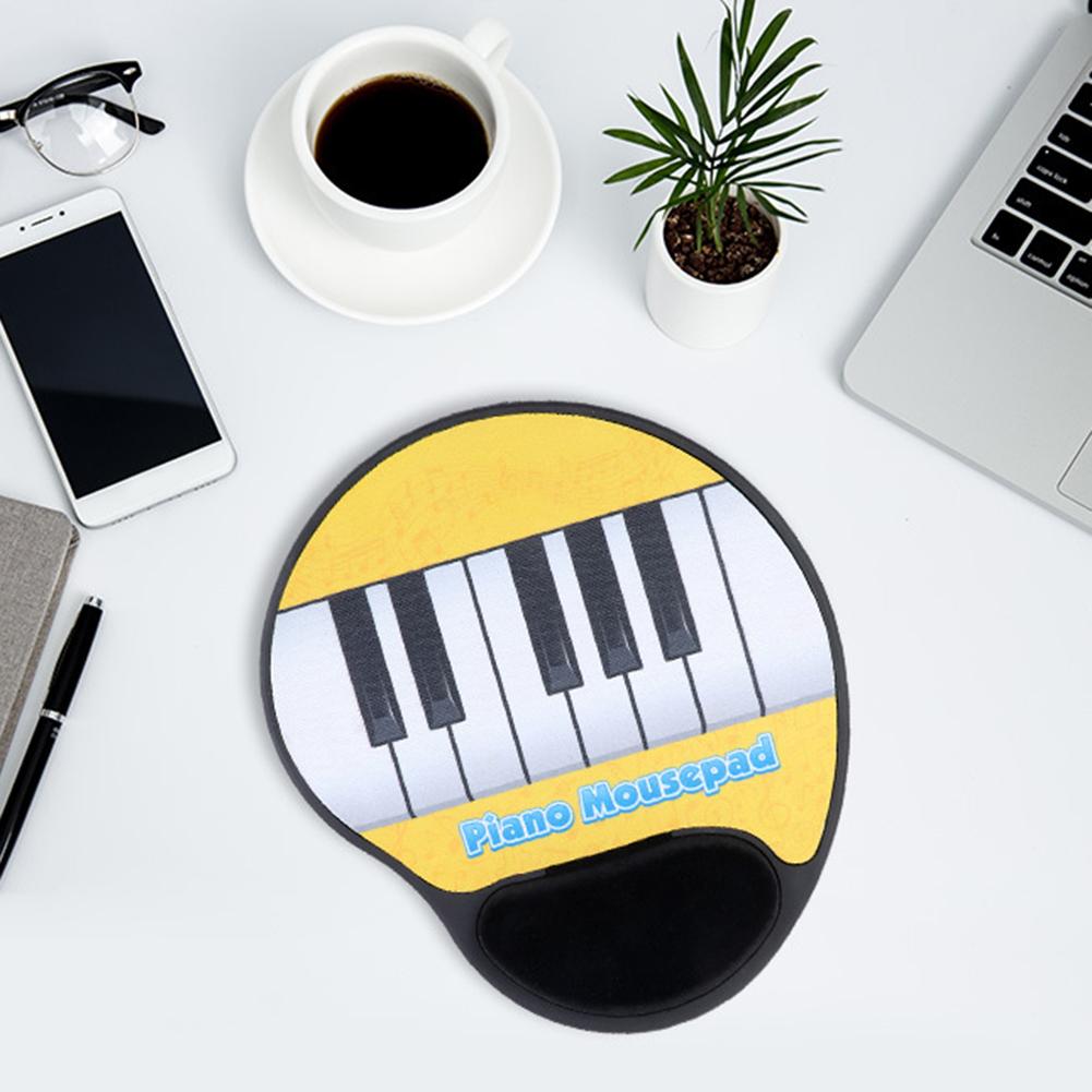 Piano Keys Yellow Mouse Pad