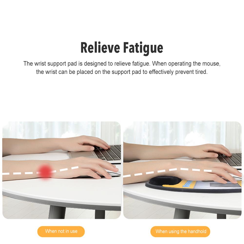 Piano Keys Yellow Mouse Pad