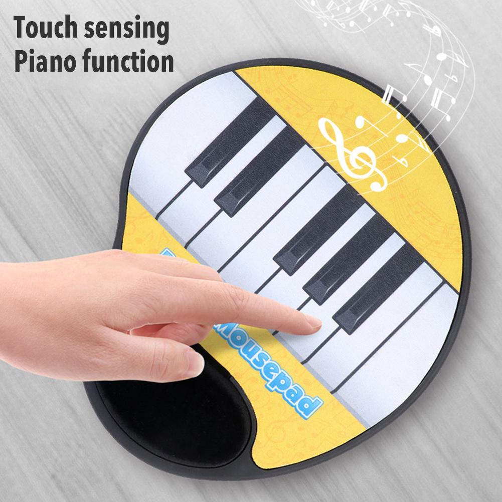 Piano Keys Yellow Mouse Pad