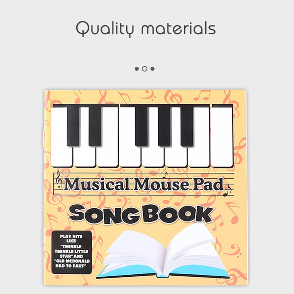 Piano Keys Yellow Mouse Pad