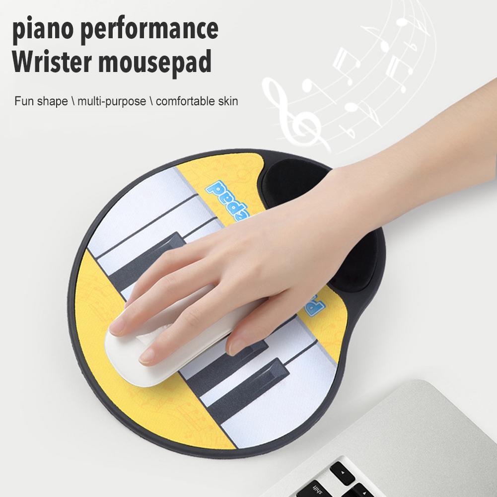 Piano Keys Yellow Mouse Pad