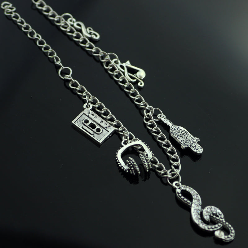 Retro Music Charms Bracelet