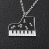 Piano Pendant Necklace