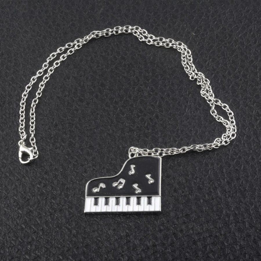 Piano Pendant Necklace