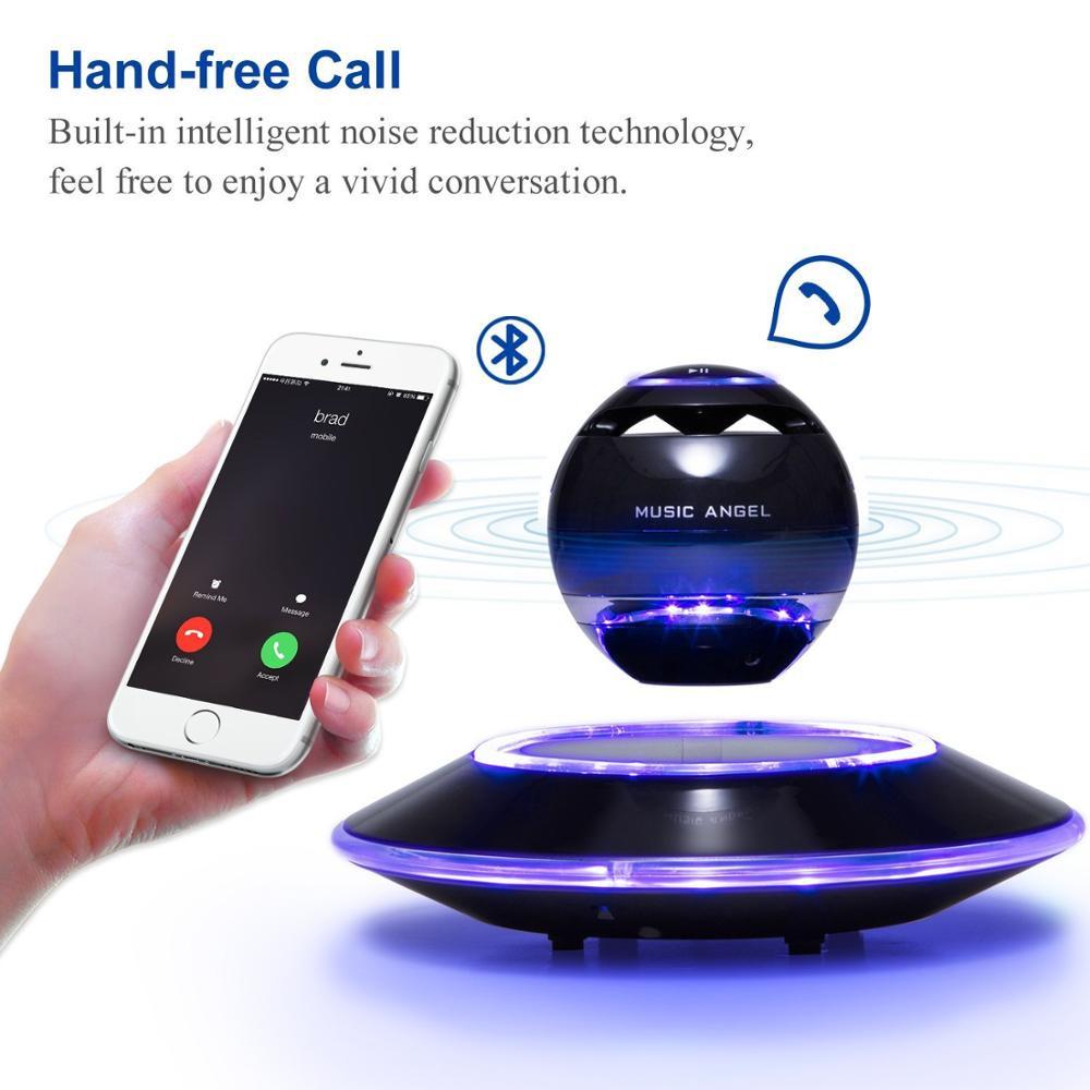 Music Angel Portable Bluetooth Speakers with Microphone - Artistic Pod