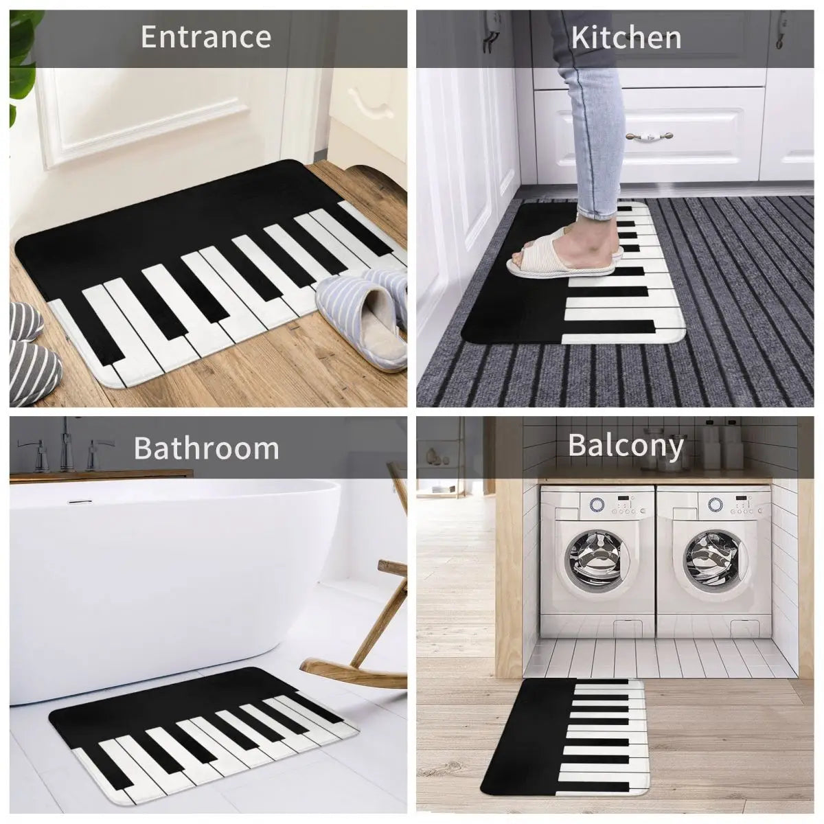 Simple Piano Doormat