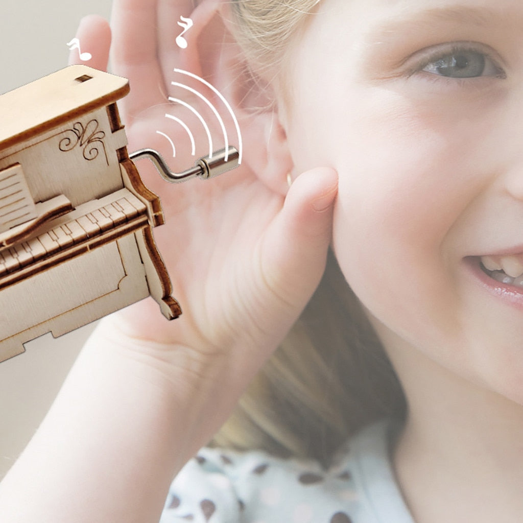 DIY Wooden Piano Music Box Puzzle