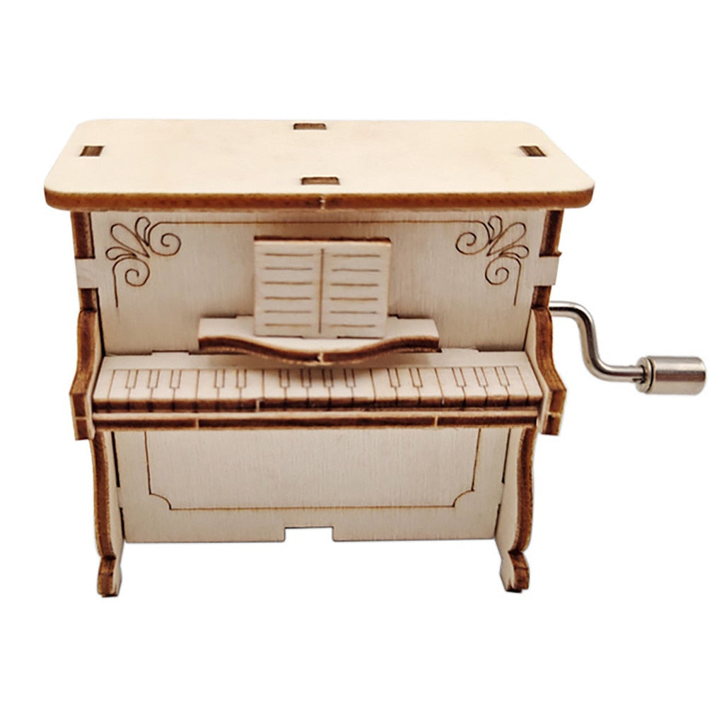 DIY Wooden Piano Music Box Puzzle