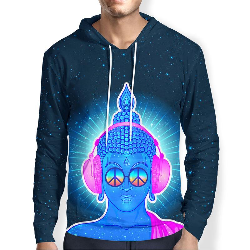 Music Buddha 3D Hoodie