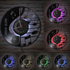 Treble Clef LED Light Wall Clock
