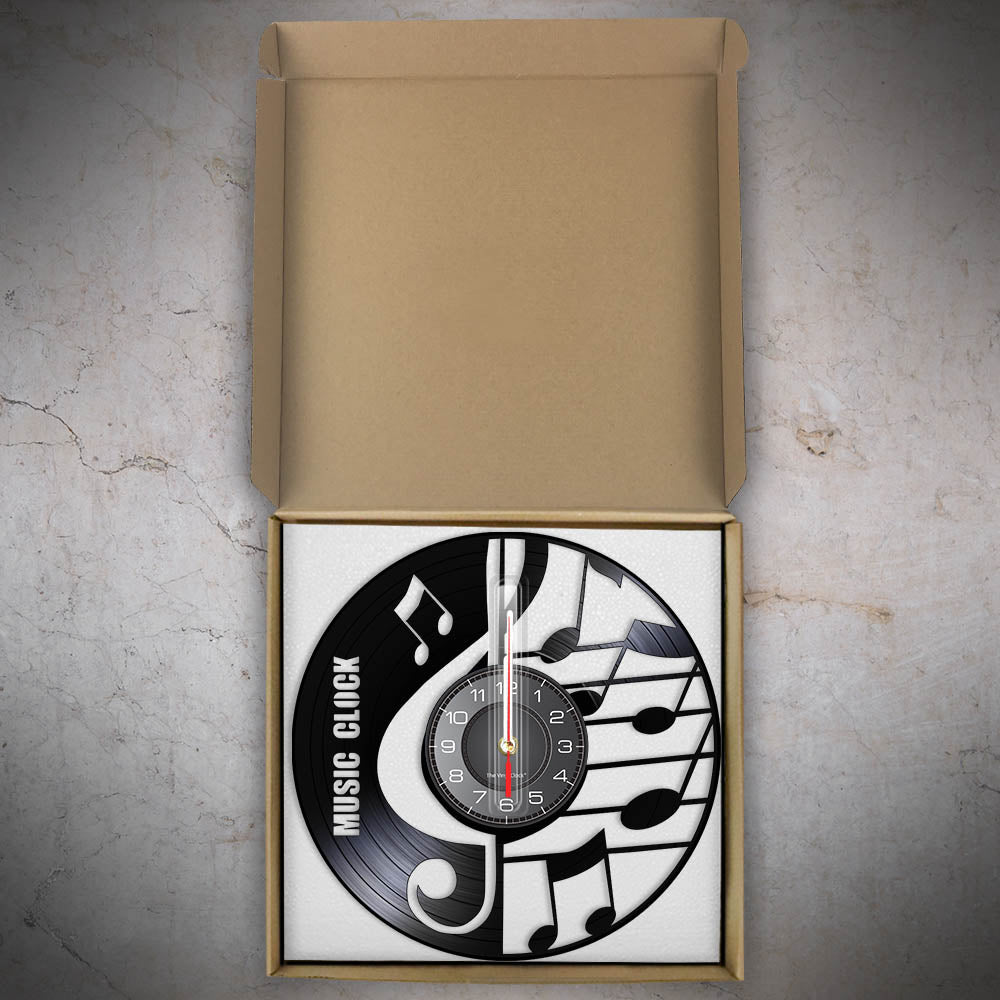 Treble Clef LED Light Wall Clock