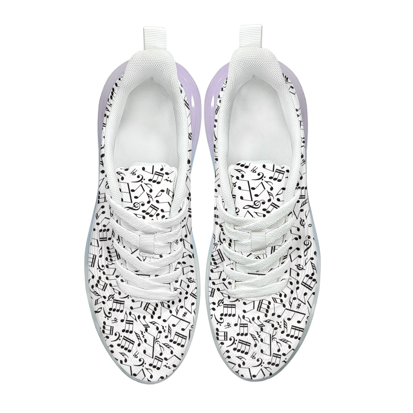 Music Note Air Mesh Sneakers