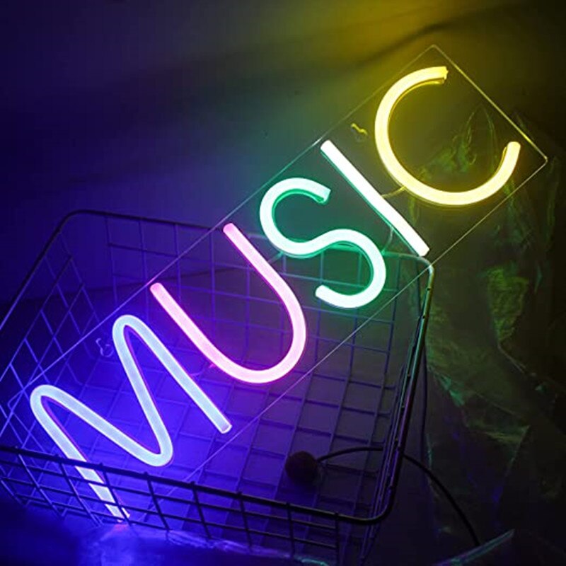 Music Neon LED Sign Light