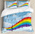 Rainbow Music Notes Bedding Set