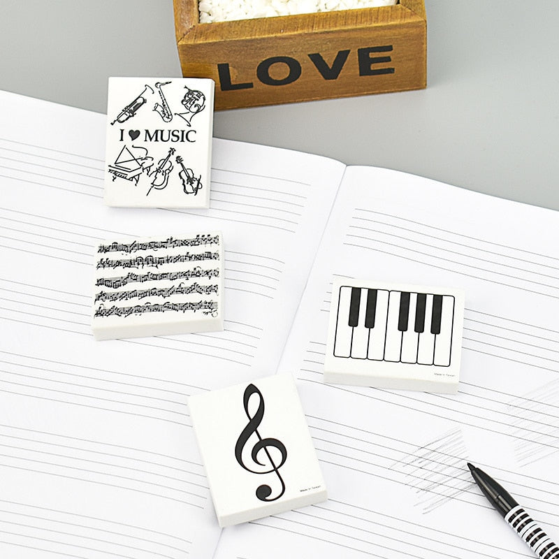 Music Mini Rubber Eraser