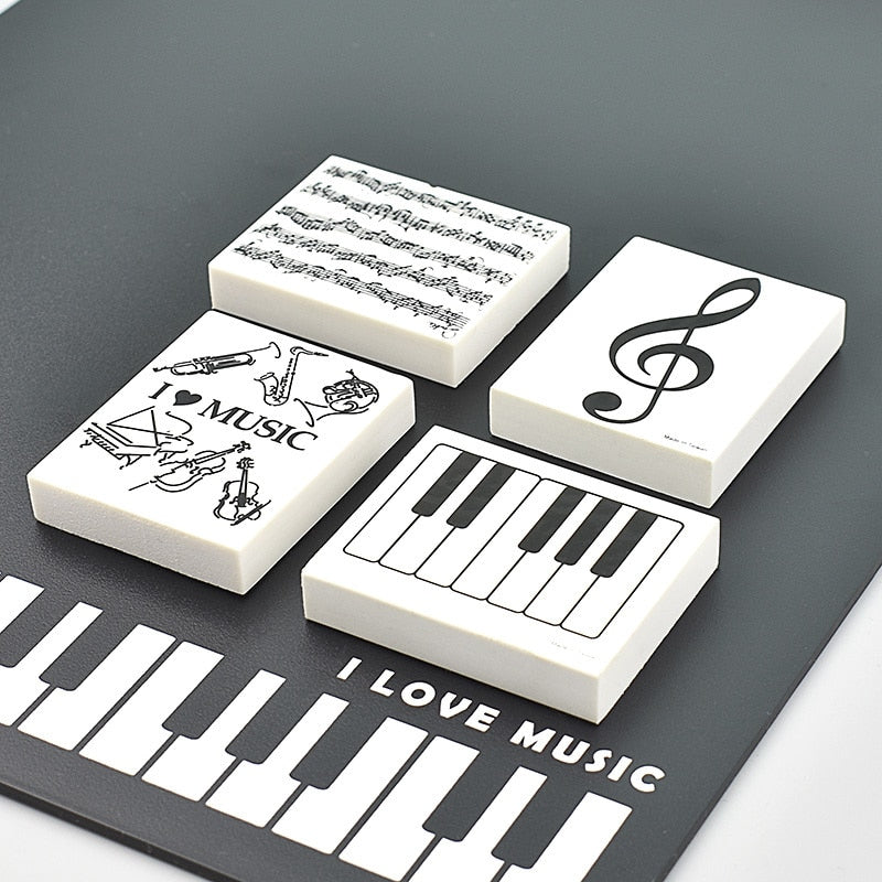 Music Mini Rubber Eraser