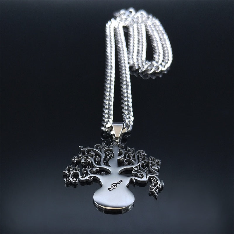 Guitar Tree Of Life Necklace