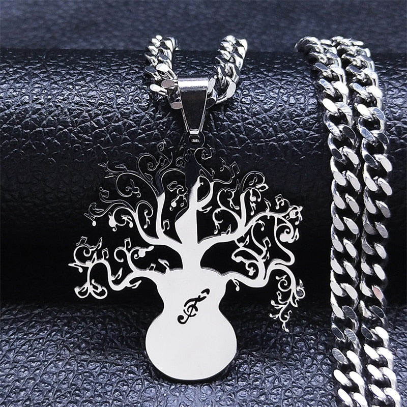Guitar Tree Of Life Necklace