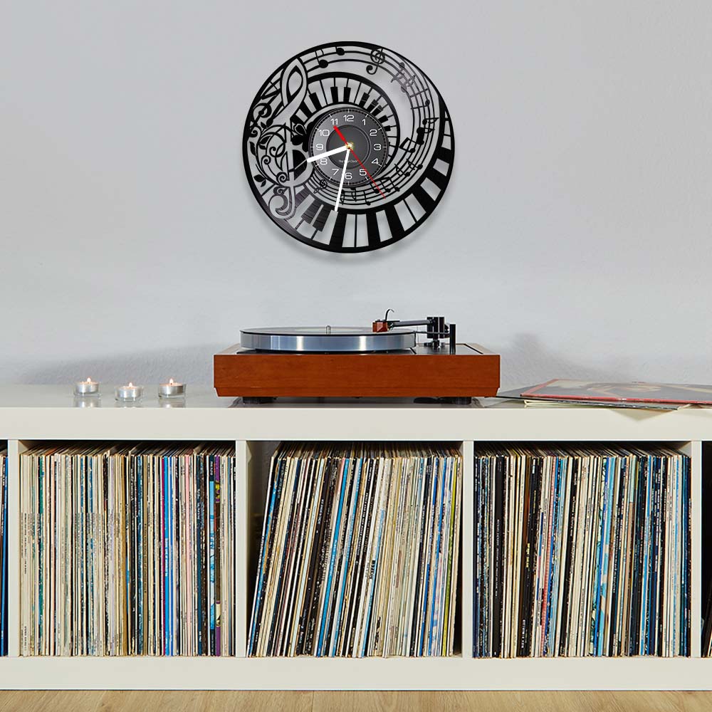 Treble Clef Music LED Wall Clock