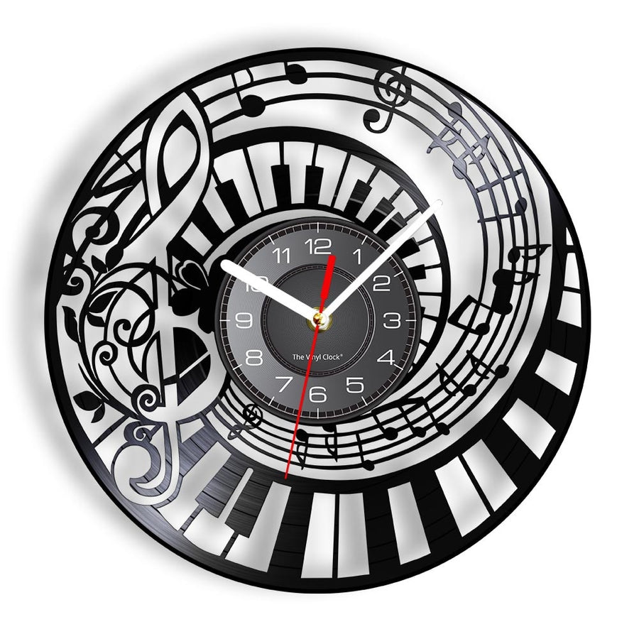 Treble Clef Music LED Wall Clock