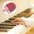 Red Piano Keyboard Cleaning Glove