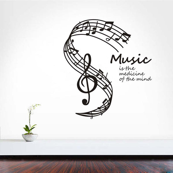 Music Art Wall Sticker - Artistic Pod