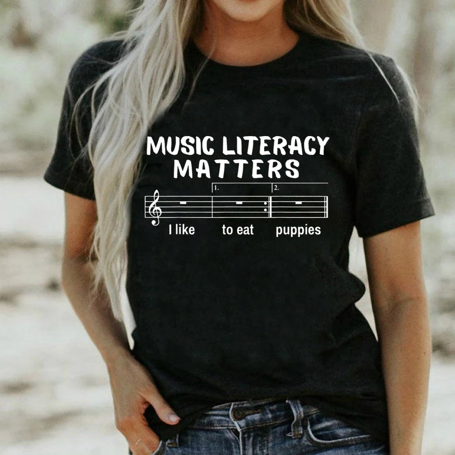 Music Literacy Matters T-shirt