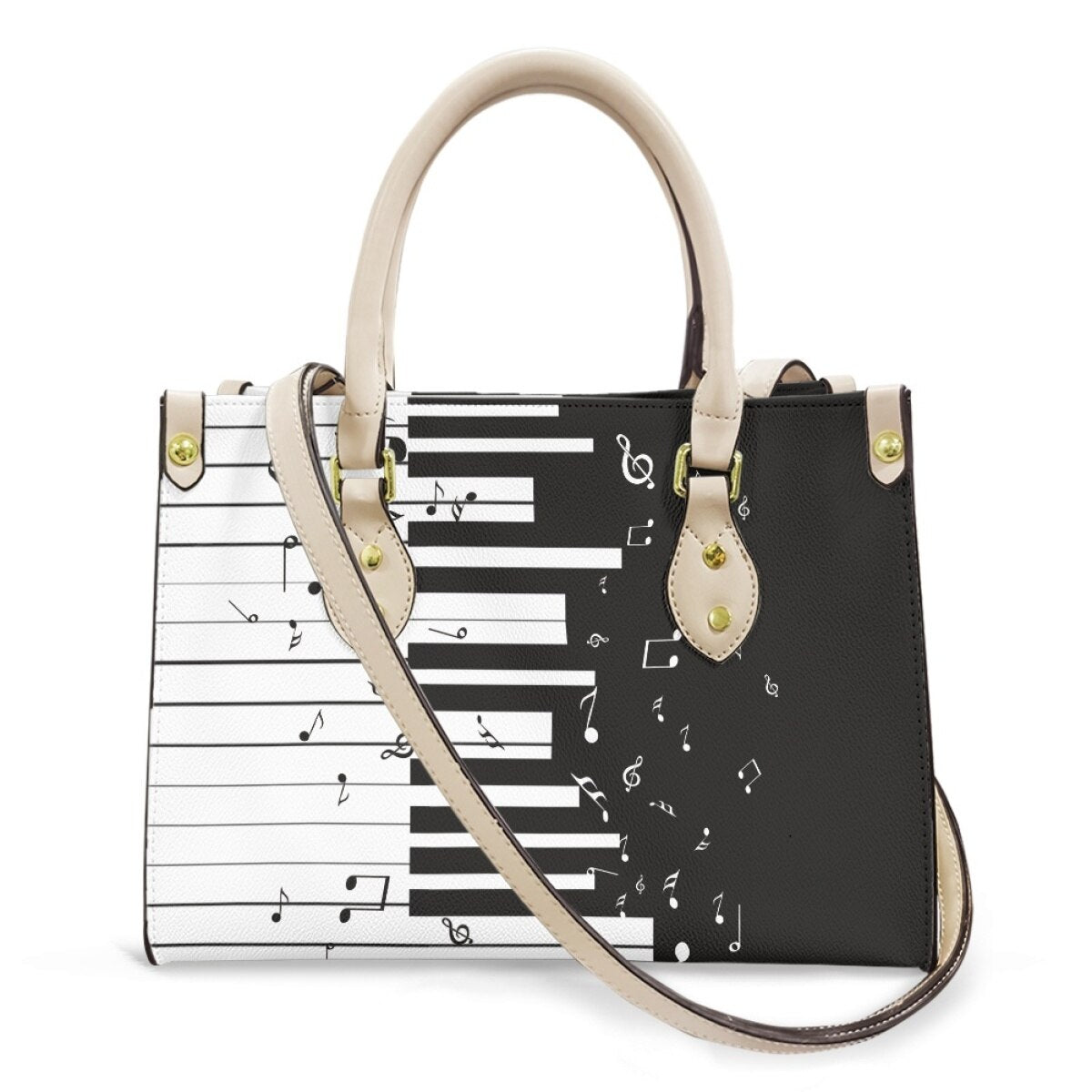 Piano Musical Note Hand Bag