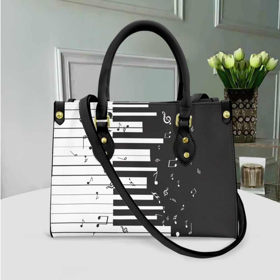 Piano Musical Note Hand Bag