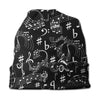 Music Notes Black Beanie