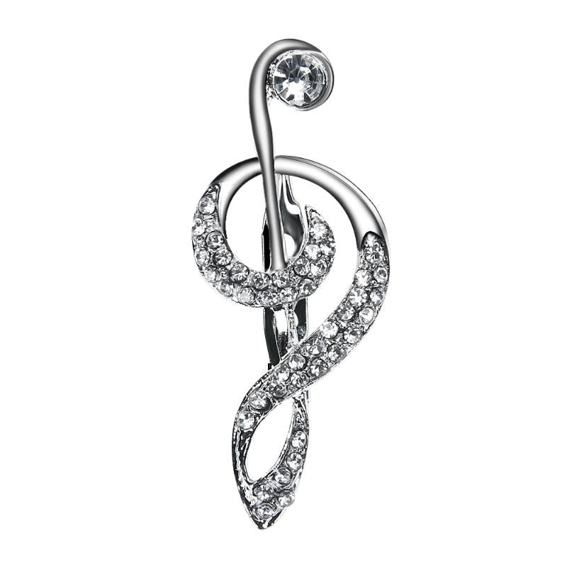Free - Antique Music Notes Brooch