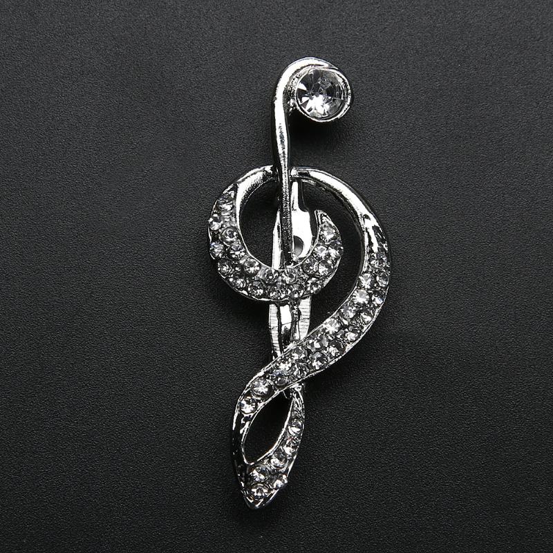 Free - Antique Music Notes Brooch