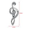 Free - Antique Music Notes Brooch