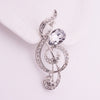 Crystal Music Note Brooches™ - Artistic Pod Review