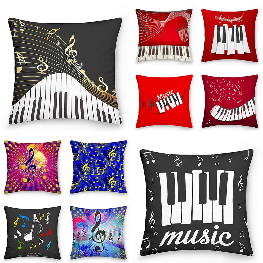 Music Style Cushion Cover Collection