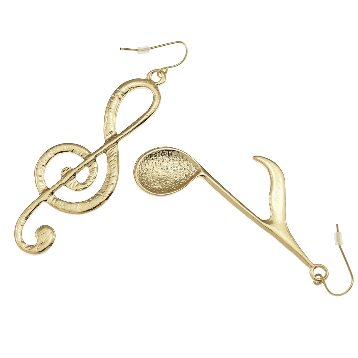 Huge Music Notes Dangle Earrings