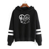 Music Notes Heart Shape Hoodie - Black / S - { shop_name }} - Review