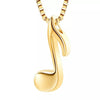 Music Notes Memorial Necklace