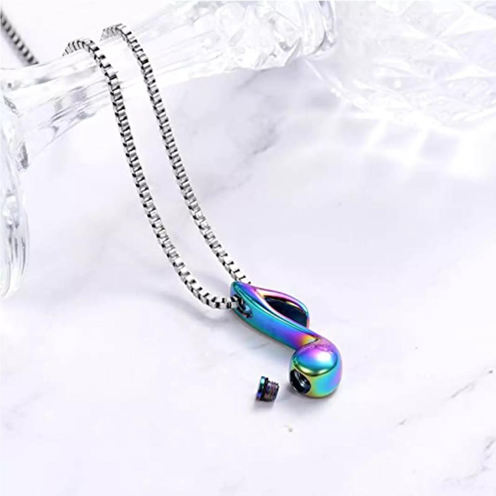 Music Notes Memorial Necklace