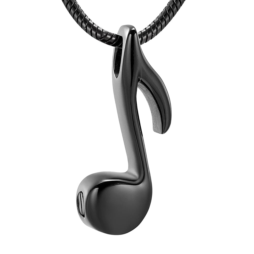 Music Notes Memorial Necklace