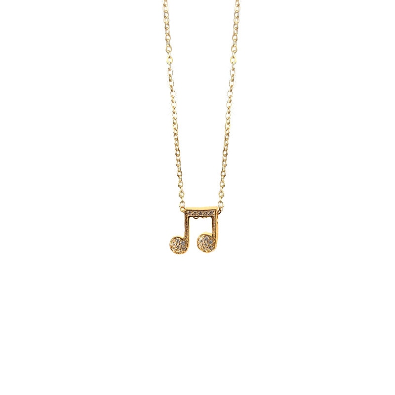 Music Note Symbol Necklace