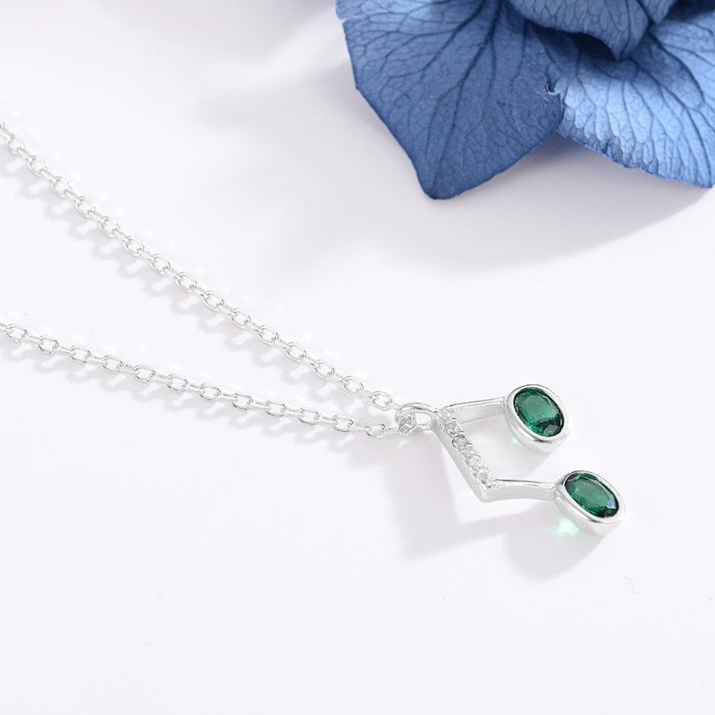 Silver Musical Note Necklace