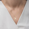 Mini Treble Clef Heart Necklace