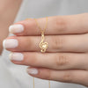 Mini Treble Clef Heart Necklace