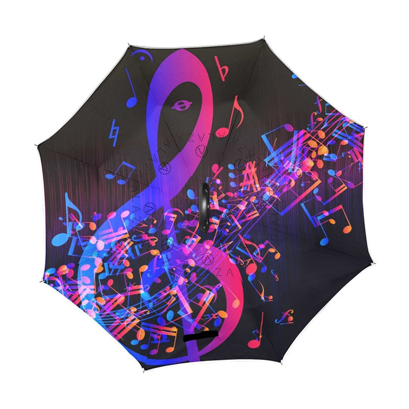 Music Note Reverse Umbrella