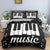 Music Piano Keys Bedding Set