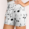 Black Music Notes Skirt